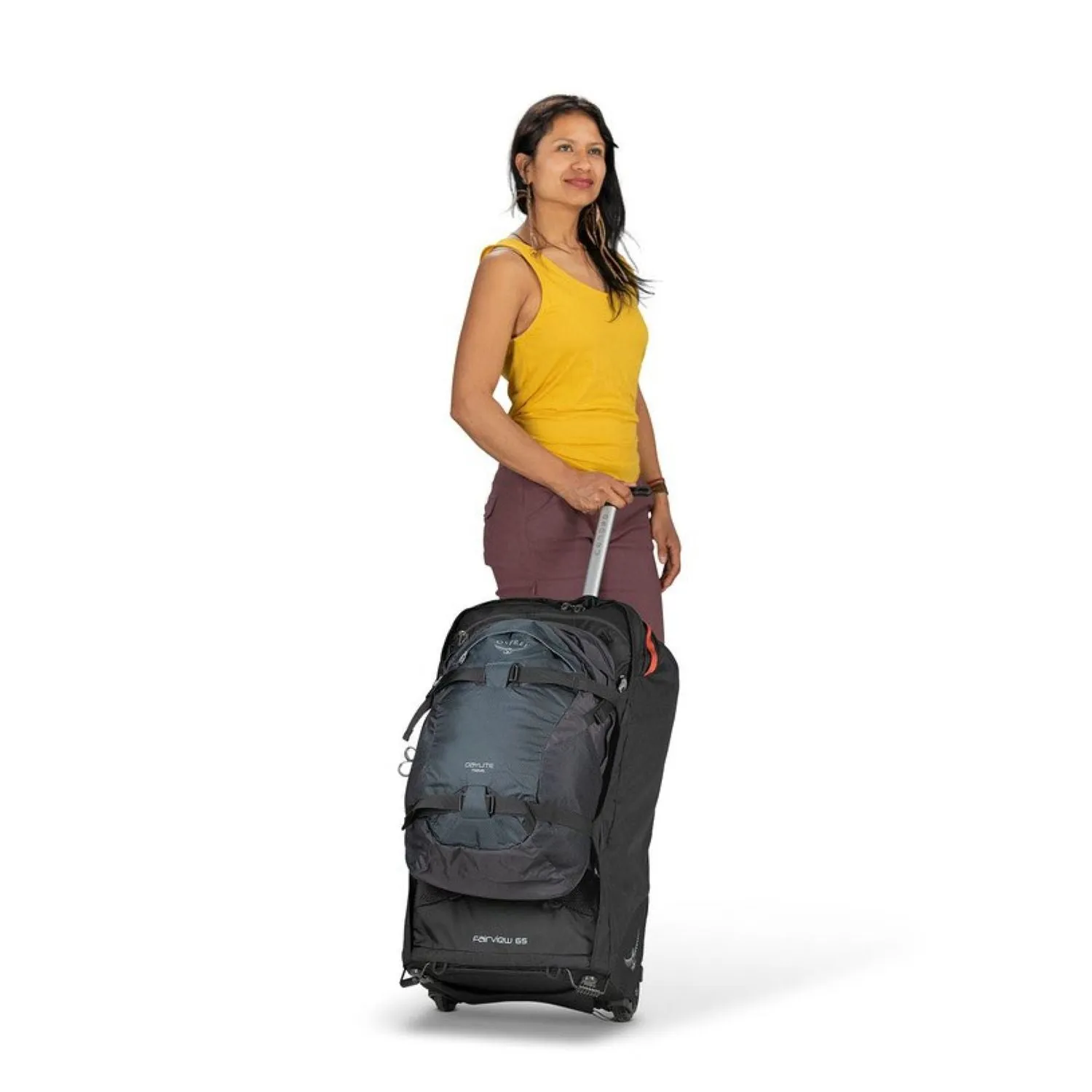 Osprey Fairview Wheeled Travel Pack 65 - Women's Convertible Luggage to Backpack
