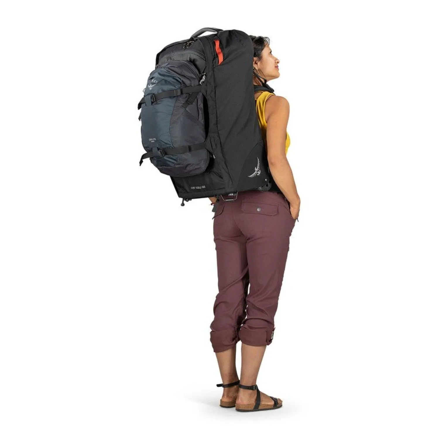 Osprey Fairview Wheeled Travel Pack 65 - Women's Convertible Luggage to Backpack