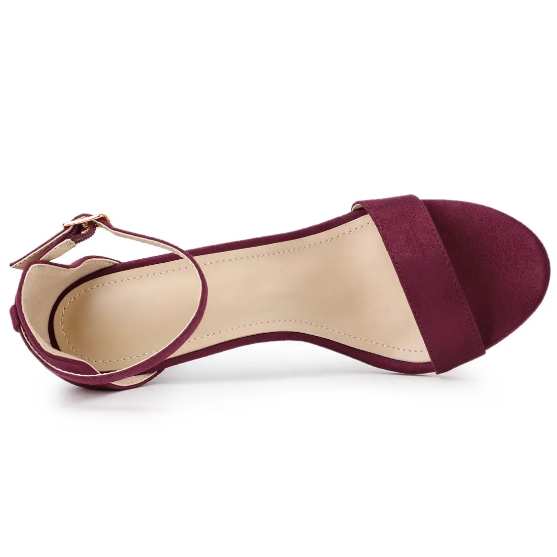 Perphy Ankle Strap Heel Stiletto High Heels Sandals