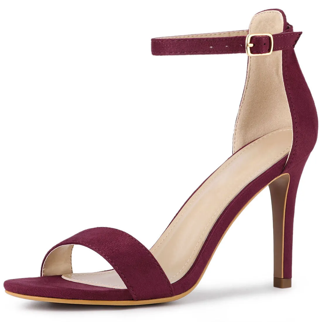 Perphy Ankle Strap Heel Stiletto High Heels Sandals