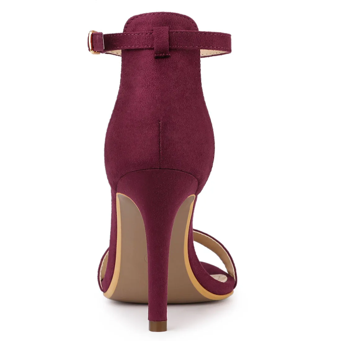Perphy Ankle Strap Heel Stiletto High Heels Sandals
