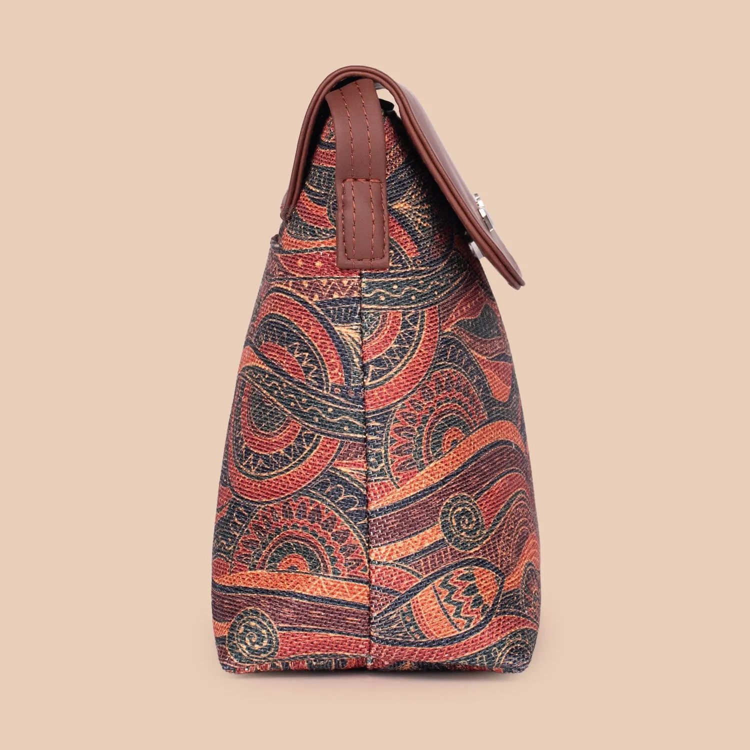 Pithora Artistry Flap Sling Bag