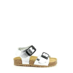 Plakton 851407 Silver Kids Slingback Sandals