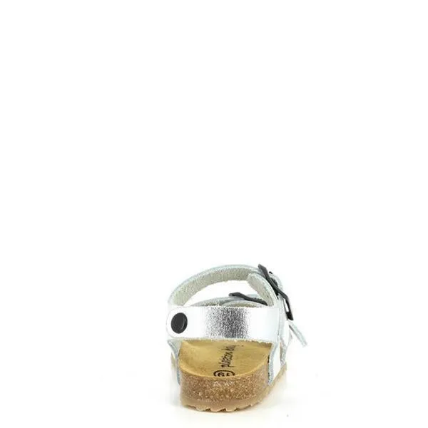 Plakton 851407 Silver Kids Slingback Sandals