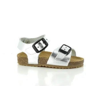 Plakton 851407 Silver Slingback Kids Sandals