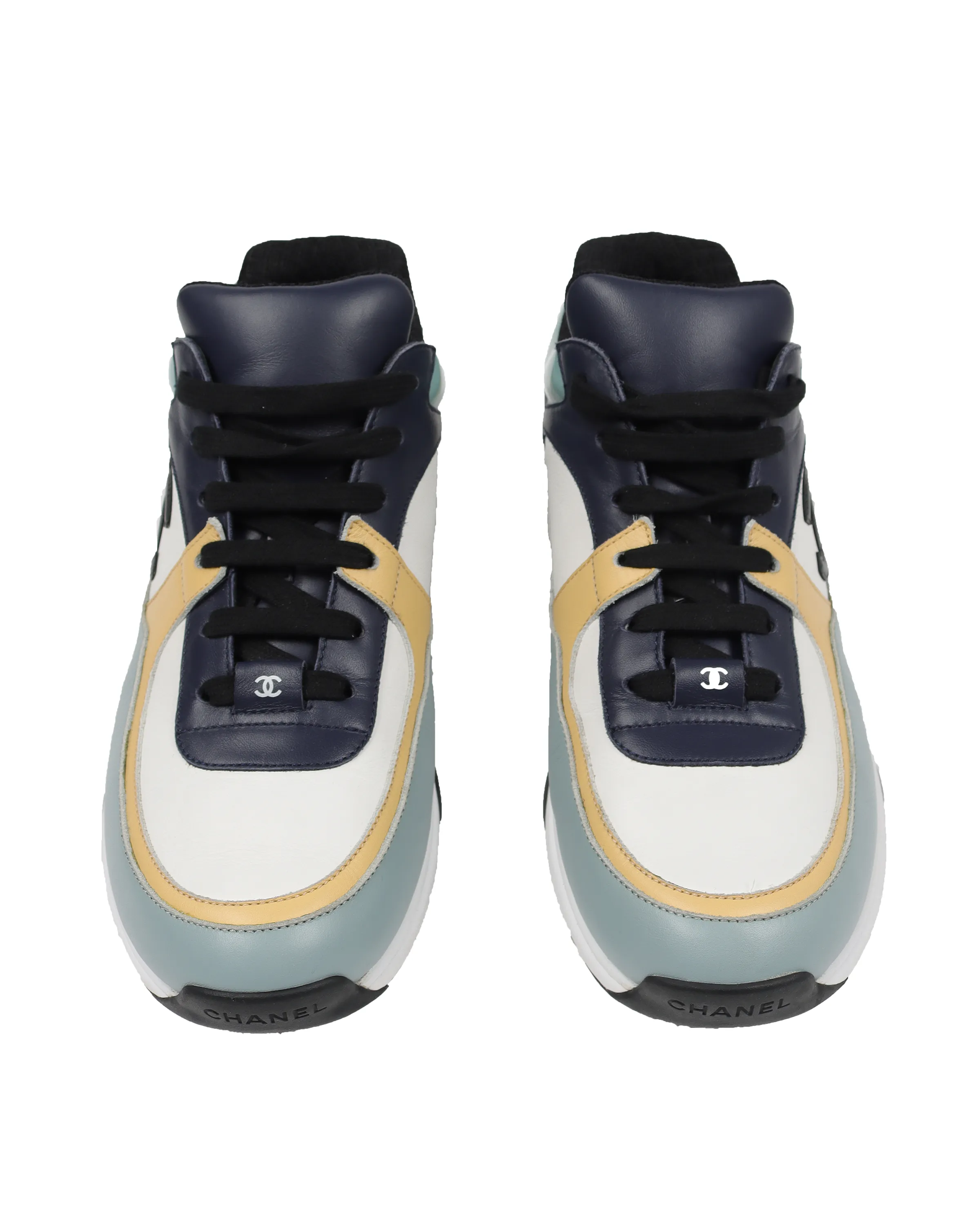 "CC" Leather Trainers