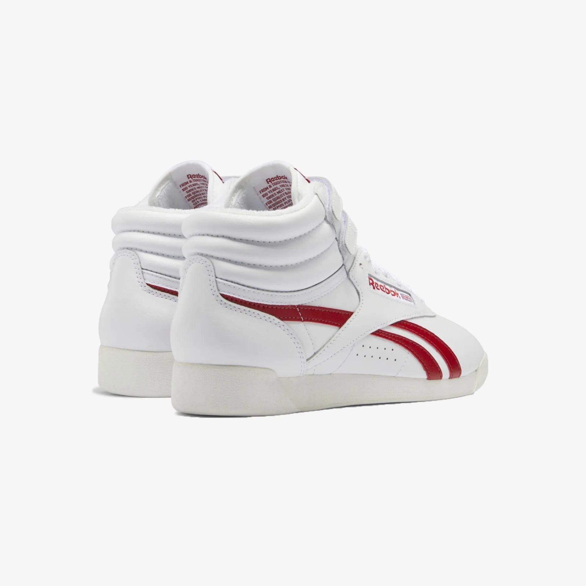 Reebok | WMN'S F/S HI  { CHALK / FLASH RED