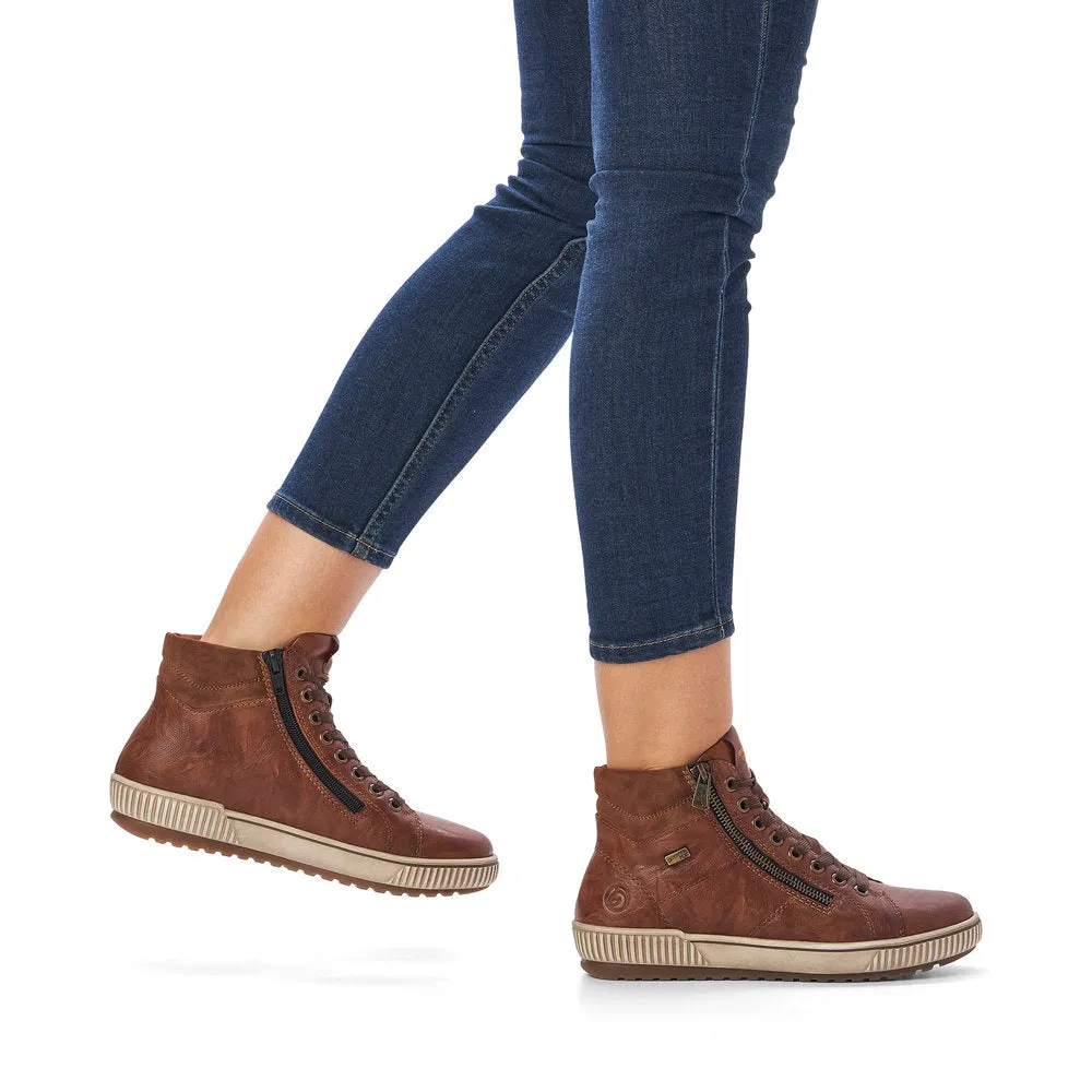 Remonte Ladies Lace Up Tex Lined Sneaker Boot