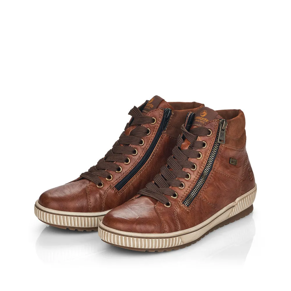 Remonte Ladies Lace Up Tex Lined Sneaker Boot