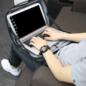 Sidiou Group Men Business Handbag Messenger Bag Laptop Bag  Travel Shoulder Bag Men's Briefcases