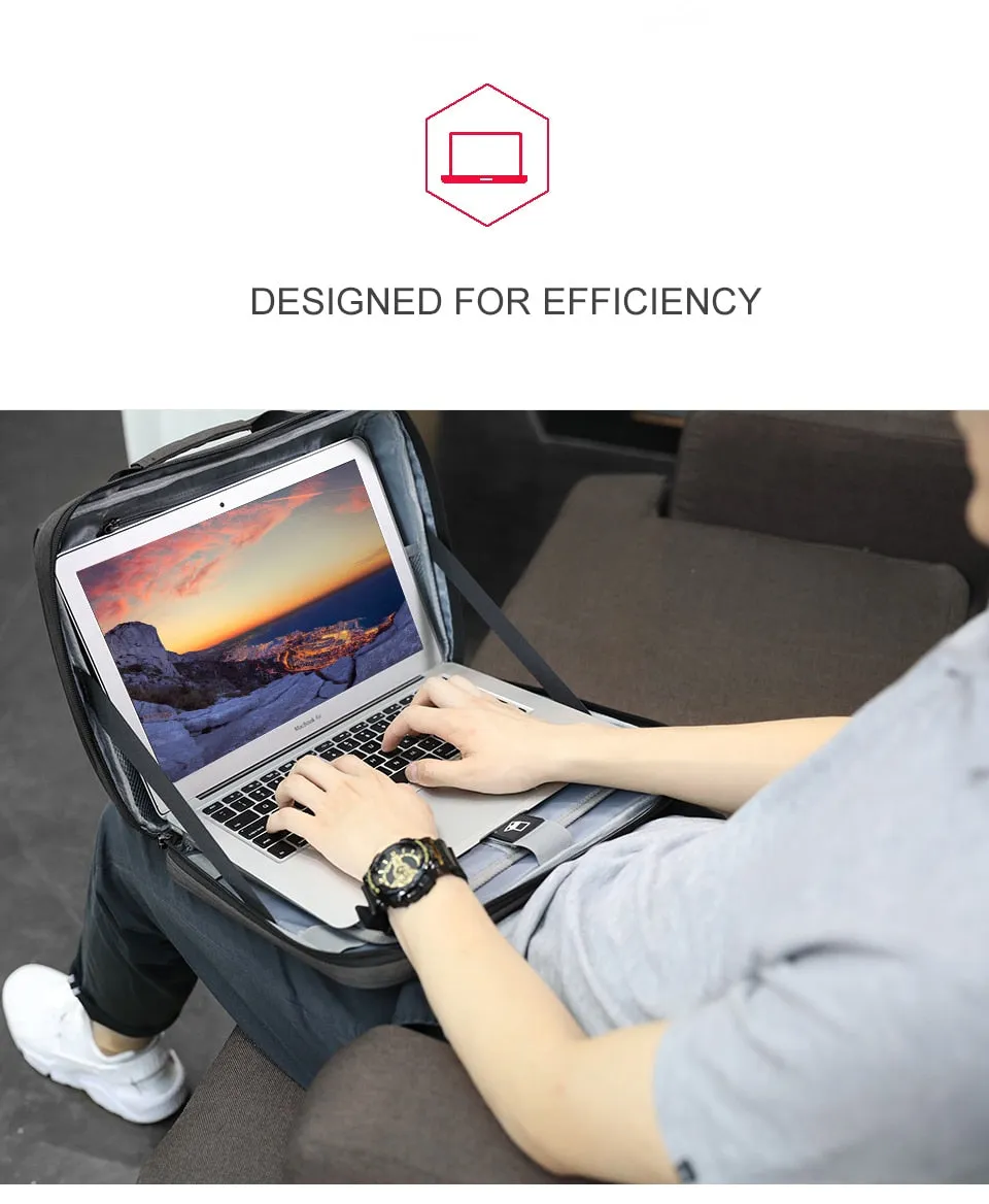 Sidiou Group Men Business Handbag Messenger Bag Laptop Bag  Travel Shoulder Bag Men's Briefcases