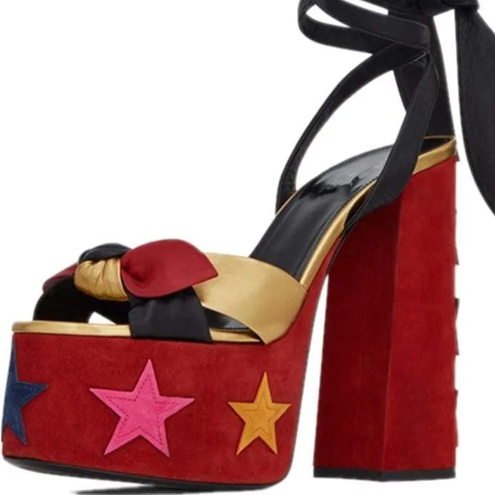 Silk Peep Toe Ankle Strap Heels