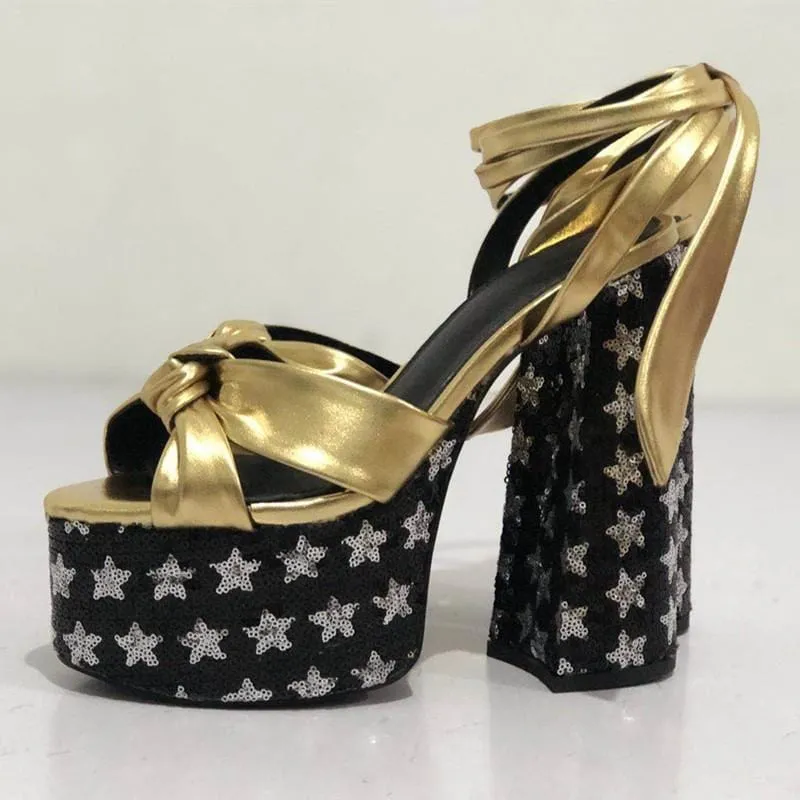 Silk Peep Toe Ankle Strap Heels