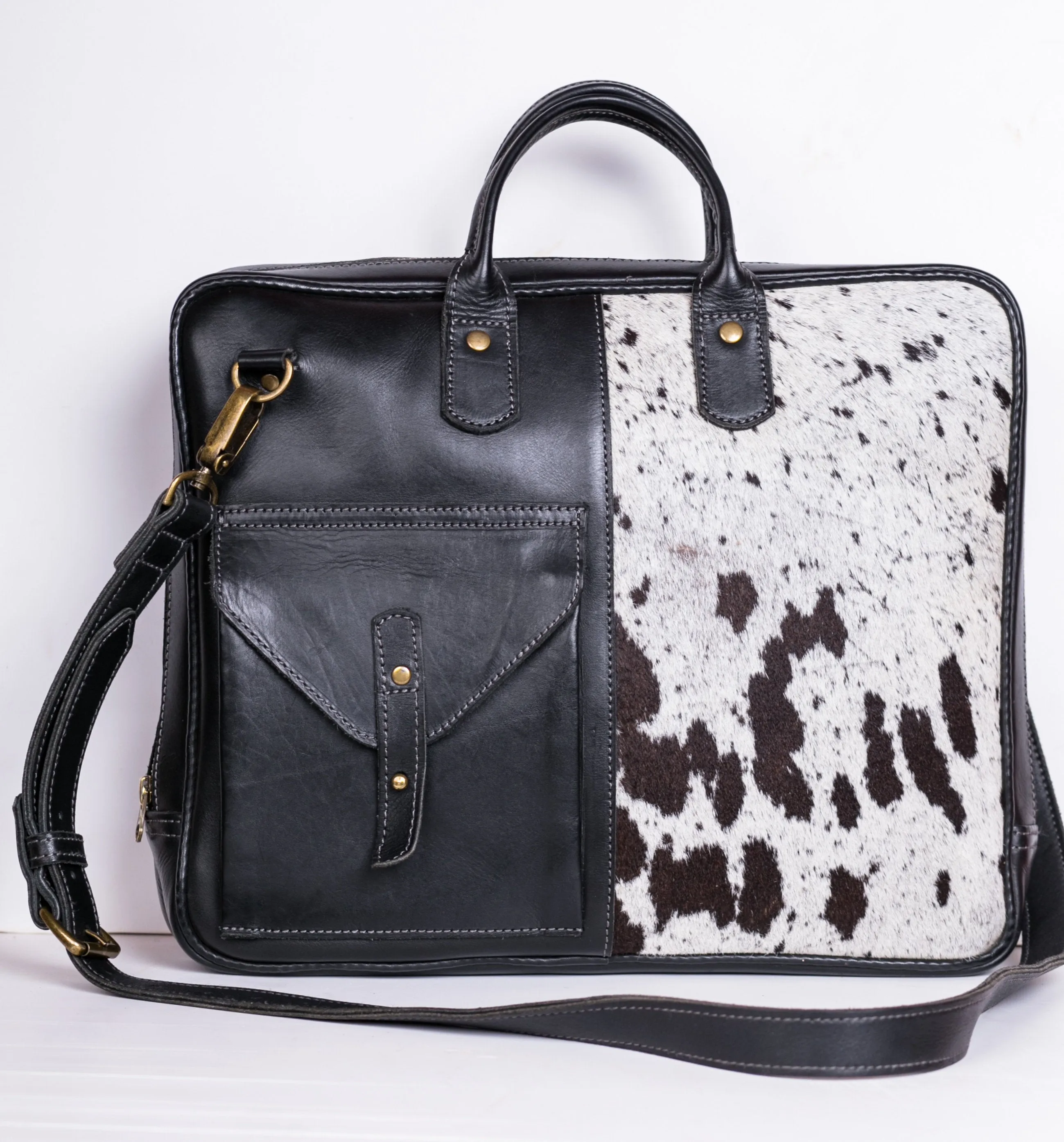 Slim Leather padded Laptop Bag