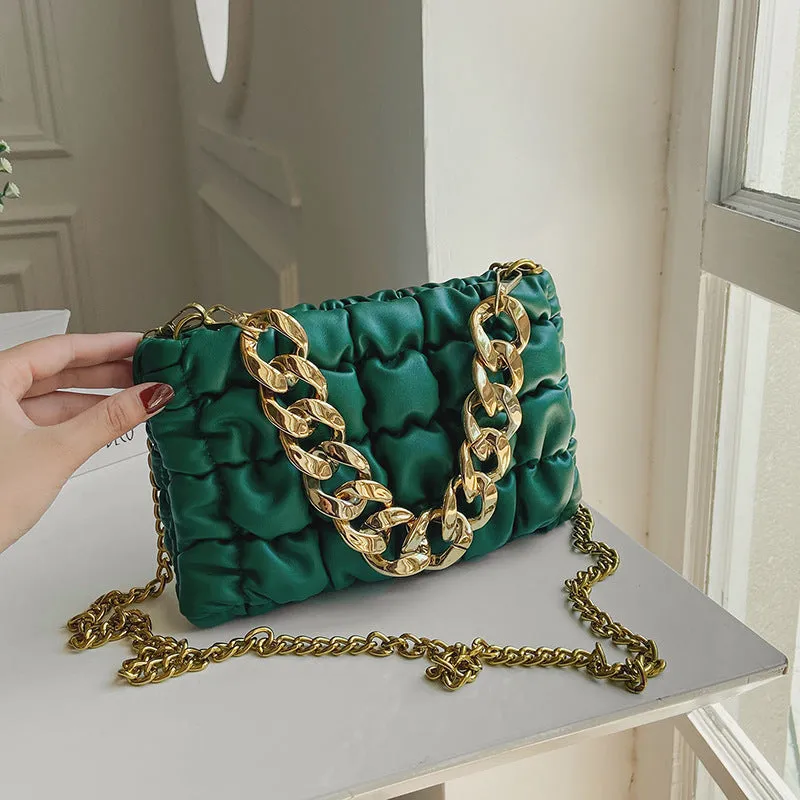 Sling Bags Spring Concise Fashion Crossbody Checkered Small Square Bag