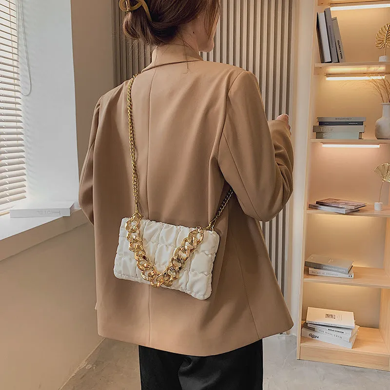 Sling Bags Spring Concise Fashion Crossbody Checkered Small Square Bag
