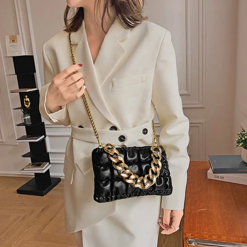 Sling Bags Spring Concise Fashion Crossbody Checkered Small Square Bag