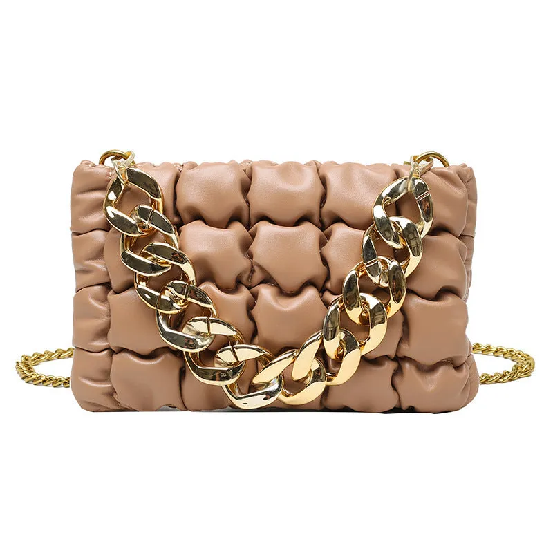 Sling Bags Spring Concise Fashion Crossbody Checkered Small Square Bag