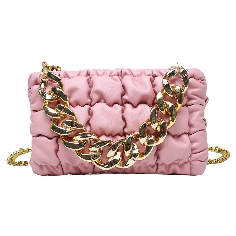 Sling Bags Spring Concise Fashion Crossbody Checkered Small Square Bag