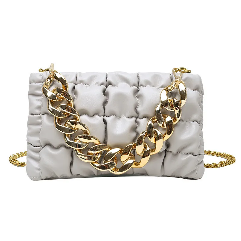 Sling Bags Spring Concise Fashion Crossbody Checkered Small Square Bag