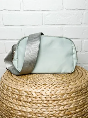 Sling belt bag sage