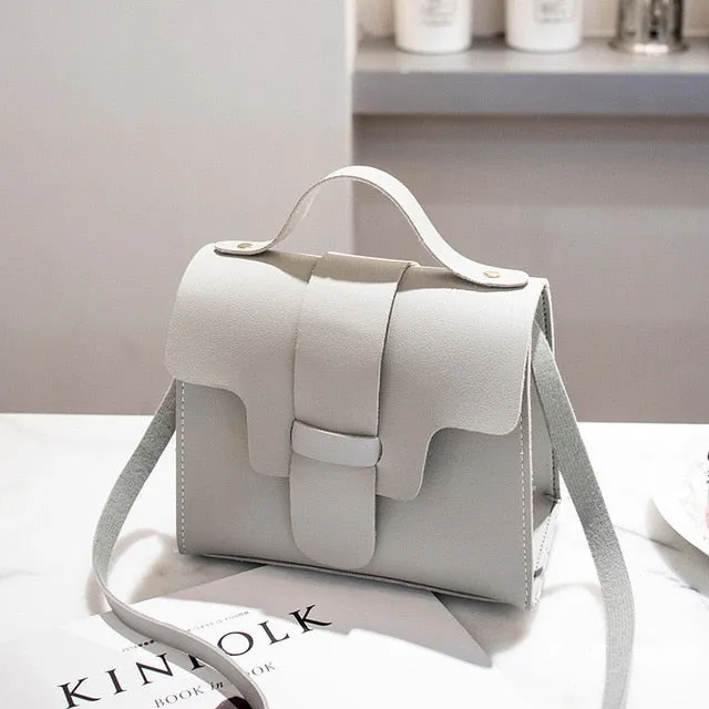Small Handbag Crossbody Bags for Women Girls 2019 Summer Pink Black Leather Flap Ladies Hand Messenger Bag Mini Purses Bolsa