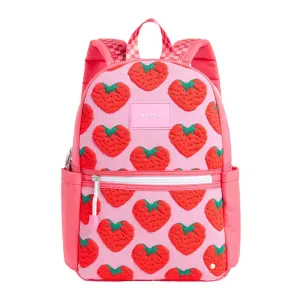 STE Mini Kane Travel Backpack Strawberry Intarsia