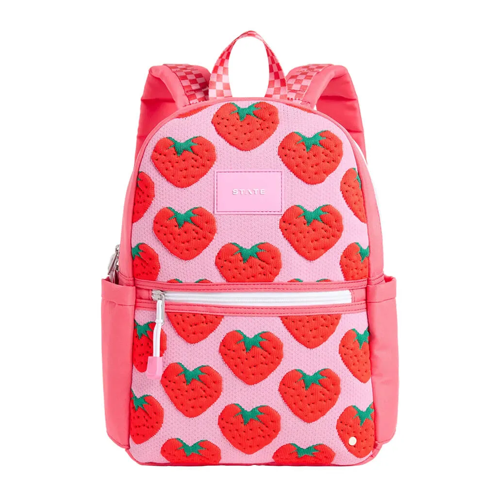 STE Mini Kane Travel Backpack Strawberry Intarsia