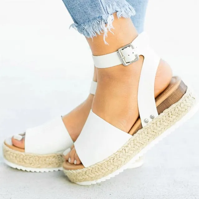 Summer Women Sandals Strap Platform