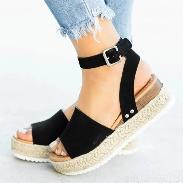 Summer Women Sandals Strap Platform