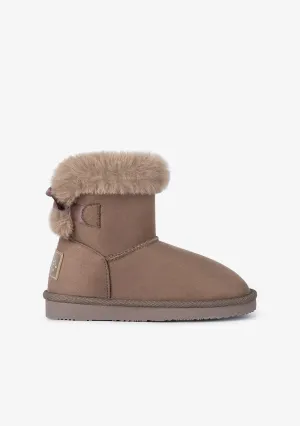 Taupe Bow Australian Boots Water Repellent