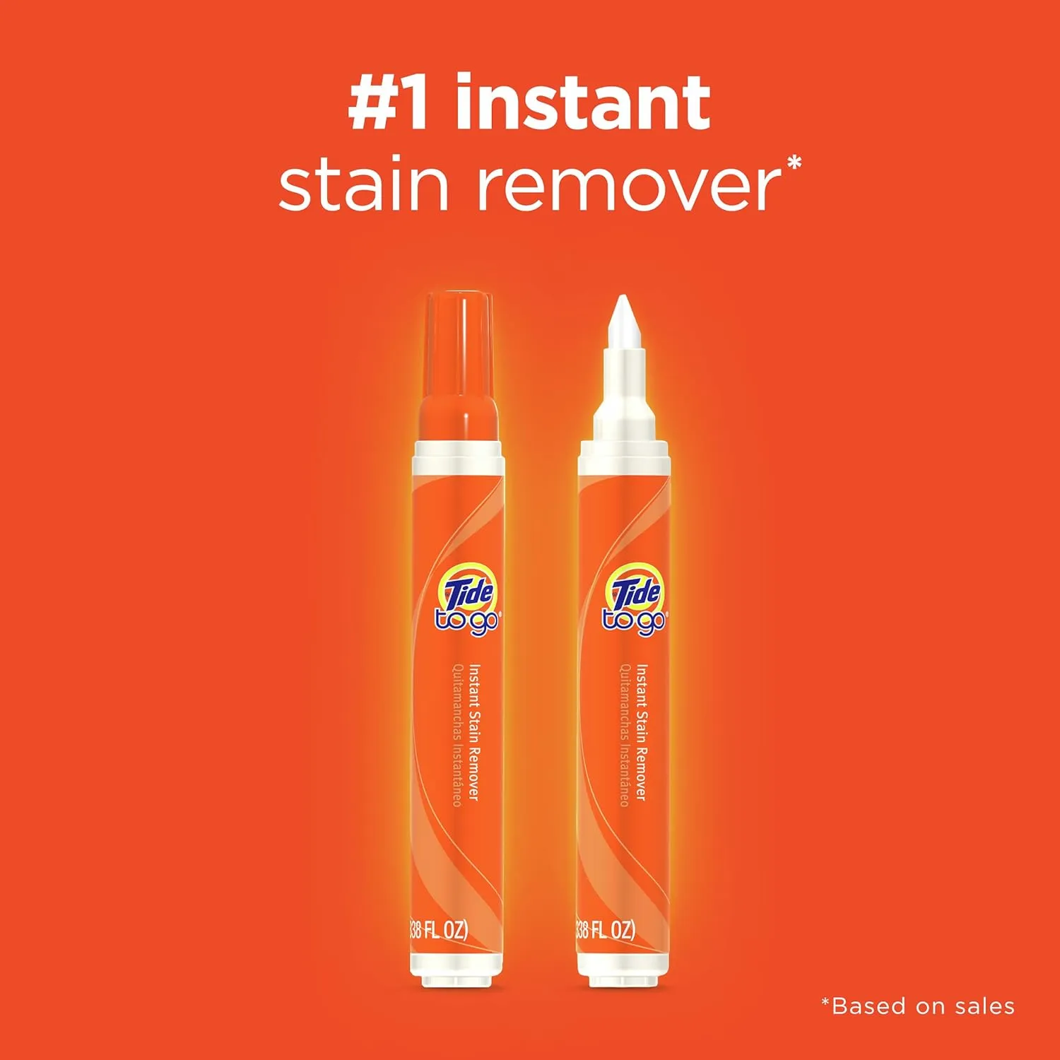 Tide Stain Remover for Clothes, Pocket Size, 3 Count