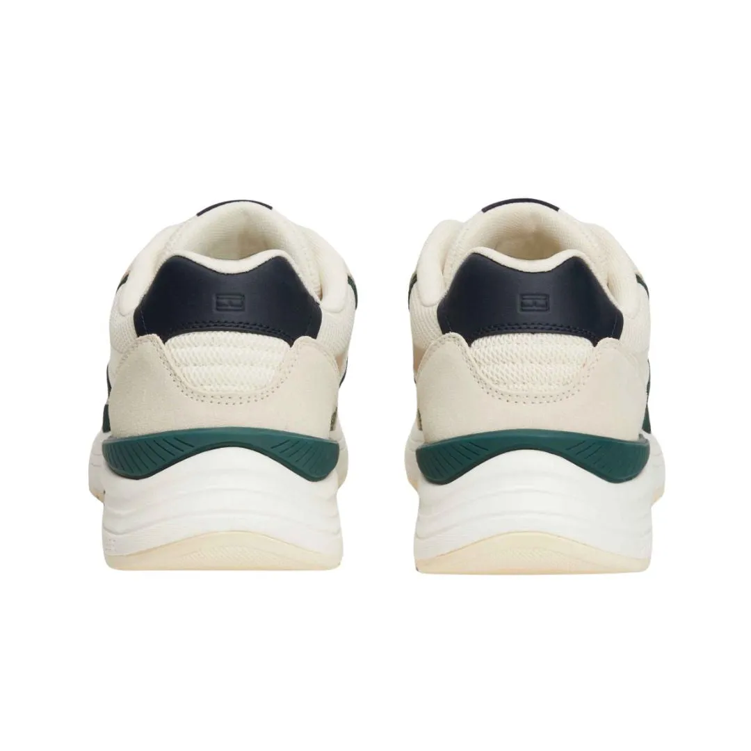 Tommy Hilfiger TH Modern Prep Suede Panel Trainers Men FM0FM04963-CRMGRN