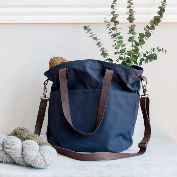 Twig & Horn - Waxed Canvas Crossbody Tote