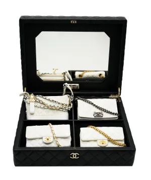 ULTRA RARE* Chanel Set of 4 Mini Iconic White Bags × 1 ASL8573