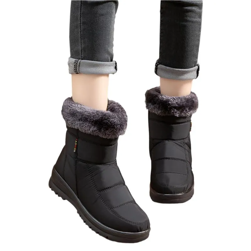 Winter Snow Boots Winter Warm Shoes For Women Low Heel Boots