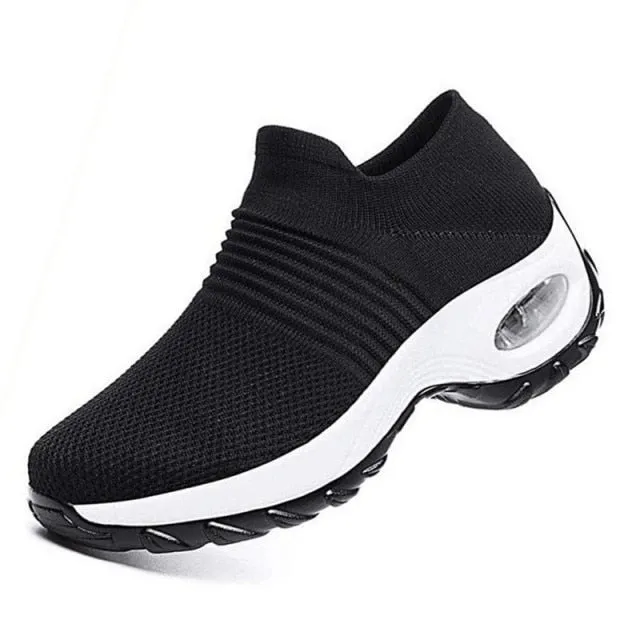 Women Sneakers Thick Bottom Wedge Shoes