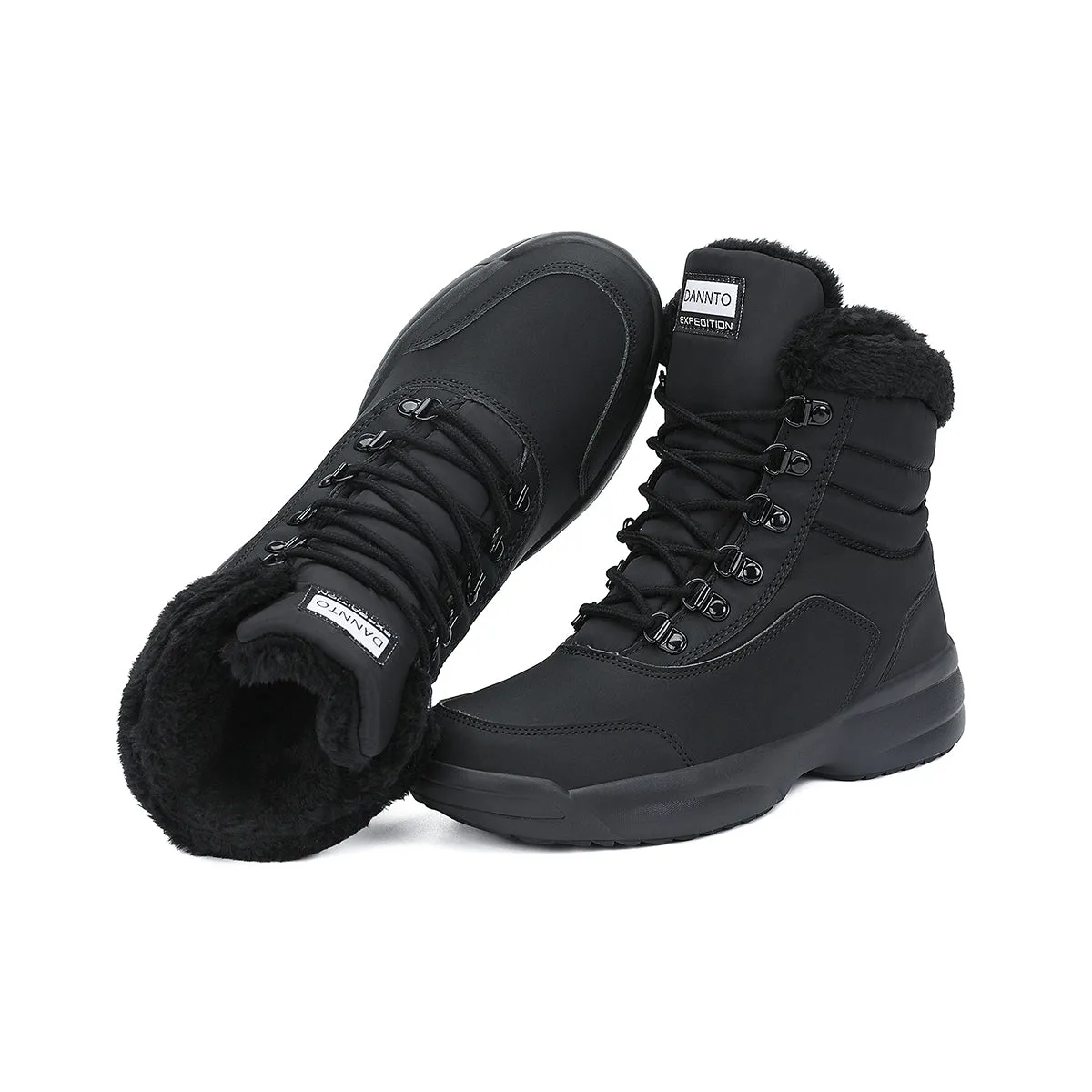 Womens Snow Boots Outdoor Warm Fur Lined Winter Shoes