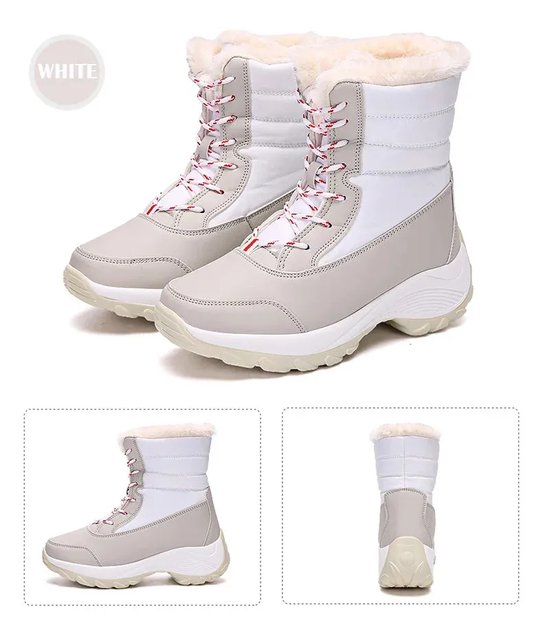 Women’s Waterproof Platform Ankle Boots