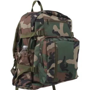 Woodland Camouflage - Military Style Jumbo Backpack