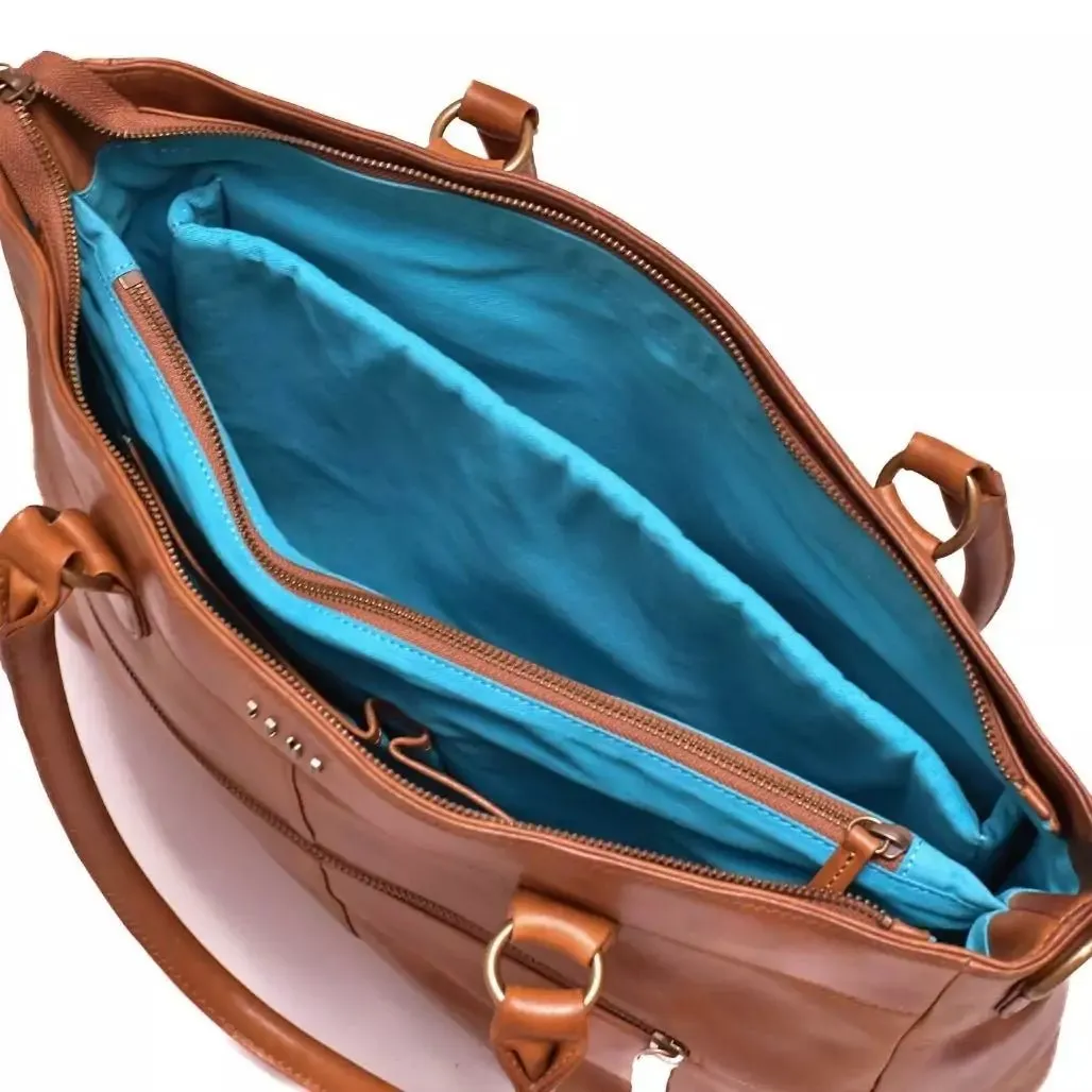 Zemp Casablanca 13” Tote | Waxy Caramel