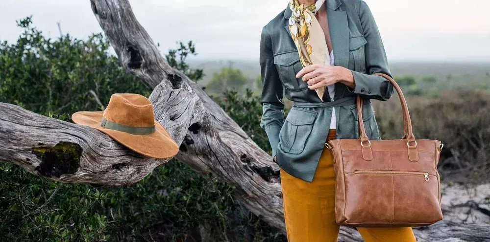 Zemp Casablanca 13” Tote | Waxy Caramel