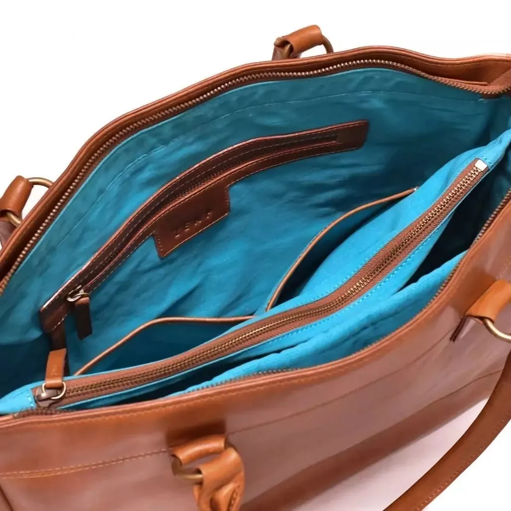 Zemp Casablanca 13” Tote | Waxy Caramel
