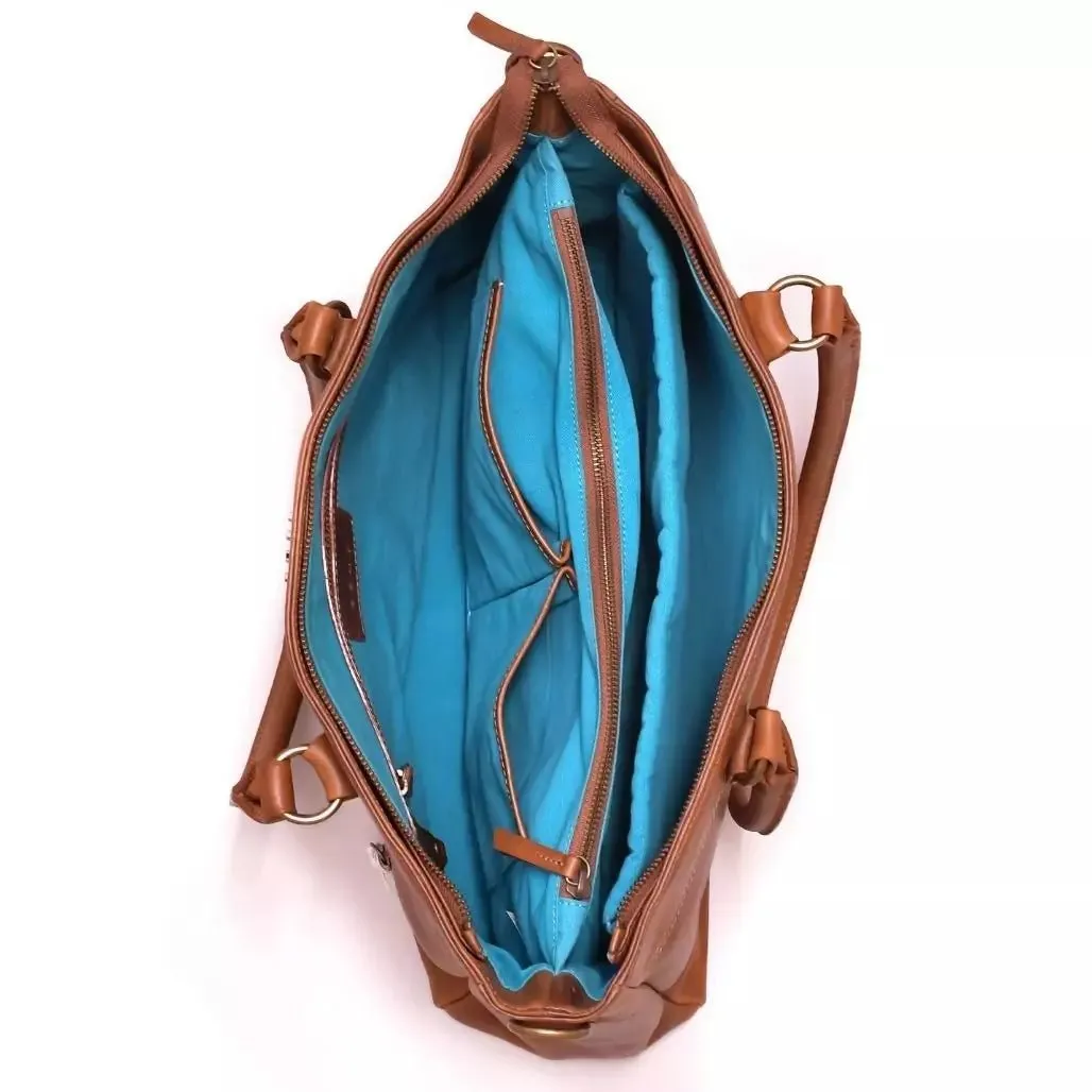 Zemp Casablanca 13” Tote | Waxy Caramel